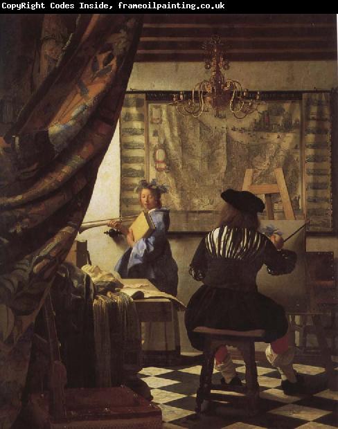 Jan Vermeer The moral of painting